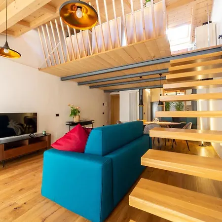 Apartment Industrial Design Loft With Outdoor Living Terrace *